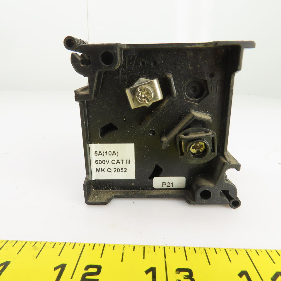 Weigel Amp Gauge 50/5A 600V CAT III
