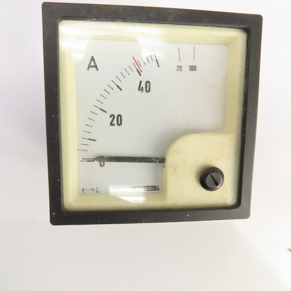 Weigel Amp Gauge 50/5A 600V CAT III