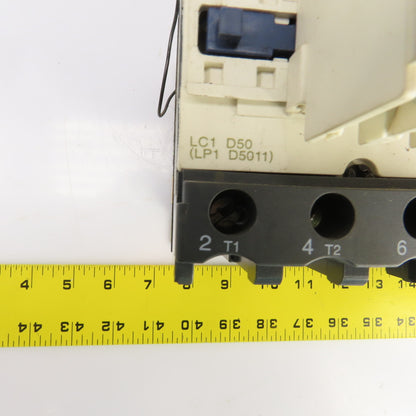 Telemecanique LC1 D50 600V Reversing Contactor 24V Coil