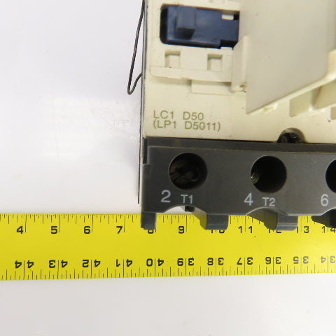 Telemecanique LC1 D50 600V Reversing Contactor 24V Coil