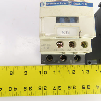 Telemecanique LC1D18 600V 32A Contactor 24V DC Coil Lot Of 2