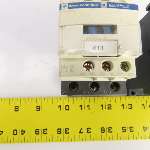 Telemecanique LC1D18 600V 32A Contactor 24V DC Coil Lot Of 2