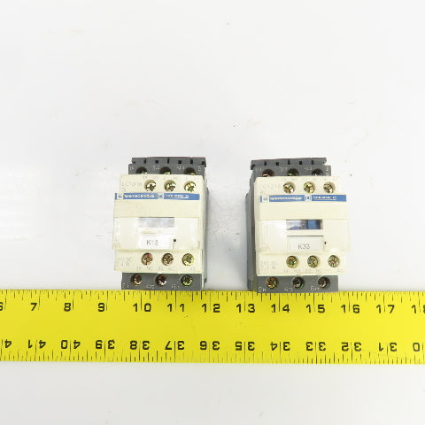 Telemecanique LC1D18 600V 32A Contactor 24V DC Coil Lot Of 2