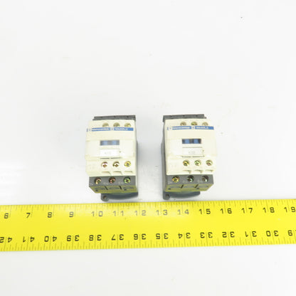 Telemecanique LC1D18 600V 32A Contactor 24V DC Coil Lot Of 2