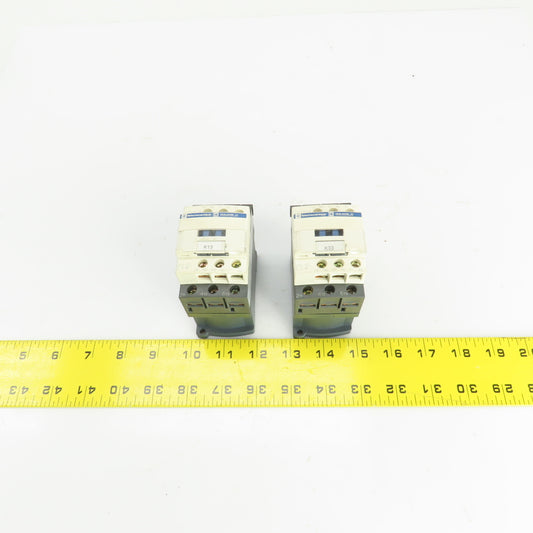 Telemecanique LC1D18 600V 32A Contactor 24V DC Coil Lot Of 2