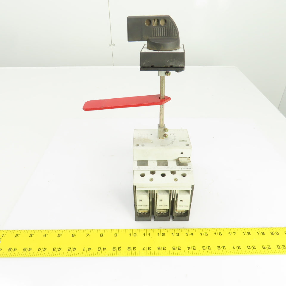 Moeller P7-200 DA-NZM7 200A Safety Disconnect Switch Panel Operator 500V