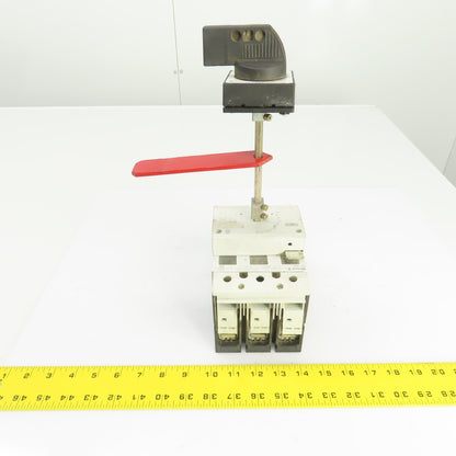 Moeller P7-200 DA-NZM7 200A Safety Disconnect Switch Panel Operator 500V