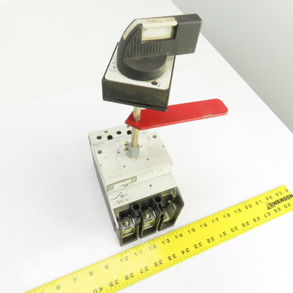 Moeller P7-200 DA-NZM7 200A Safety Disconnect Switch Panel Operator 500V