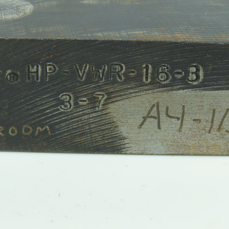 Valenite HP-VWR-16-3 RH Indexable Boring Bar Tool Holder 1" Shank MVLPR-16-4