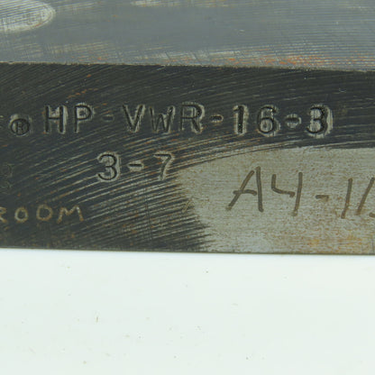 Valenite HP-VWR-16-3 RH Indexable Boring Bar Tool Holder 1" Shank MVLPR-16-4