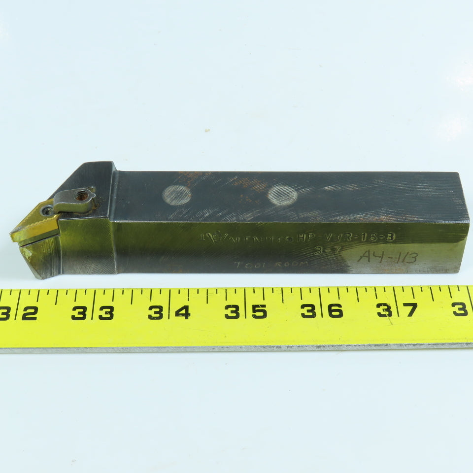 Valenite HP-VWR-16-3 RH Indexable Boring Bar Tool Holder 1" Shank MVLPR-16-4
