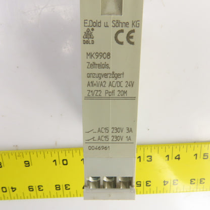 E. DOLD u. SOHNE KG MK9908 24V Timer Relay .5-10s