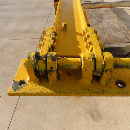 1000Lb (1/2 Ton) Cap. Wall-Mount Overbraced Tie-Rod Jib Crane 278" Swing