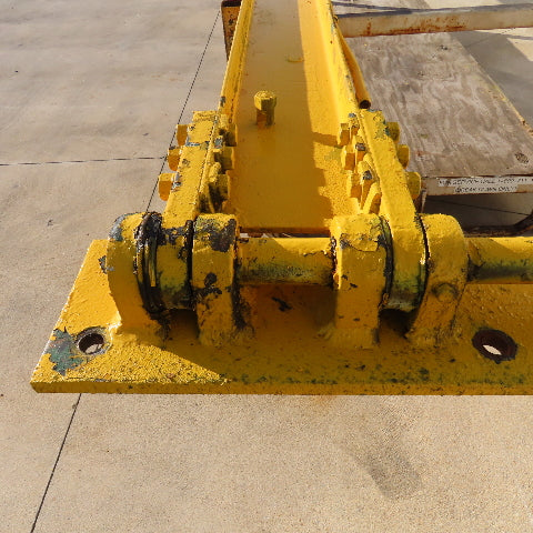 1000Lb (1/2 Ton) Cap. Wall-Mount Overbraced Tie-Rod Jib Crane 278" Swing