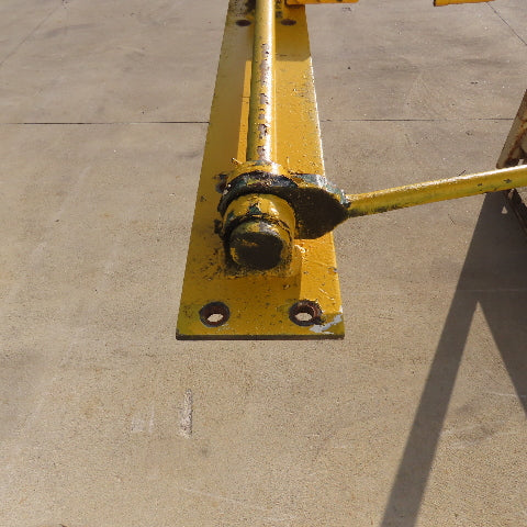 1000Lb (1/2 Ton) Cap. Wall-Mount Overbraced Tie-Rod Jib Crane 278" Swing