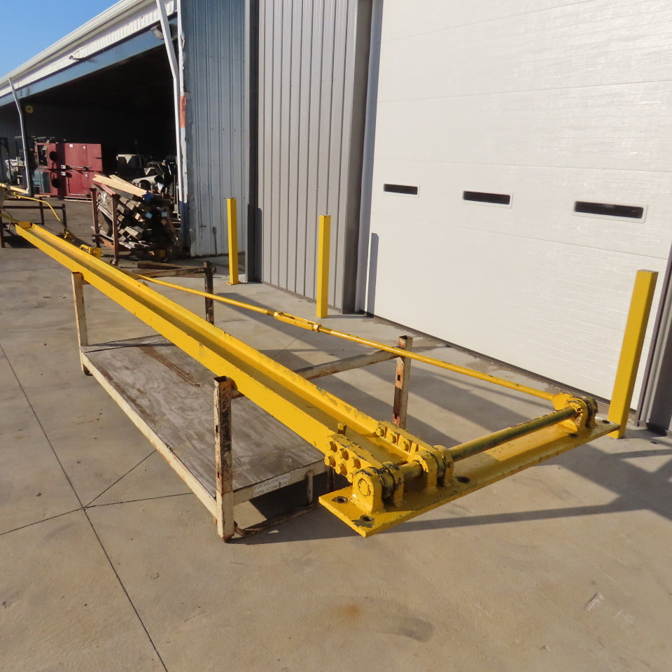 1000Lb (1/2 Ton) Cap. Wall-Mount Overbraced Tie-Rod Jib Crane 278" Swing