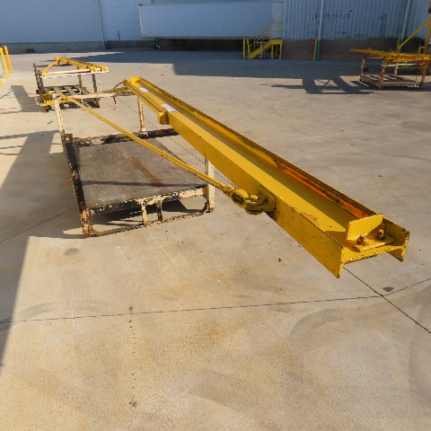 2000Lb (1 Ton) Cap. Wall-Mount Overbraced Tie-Rod Jib Crane 230" Swing