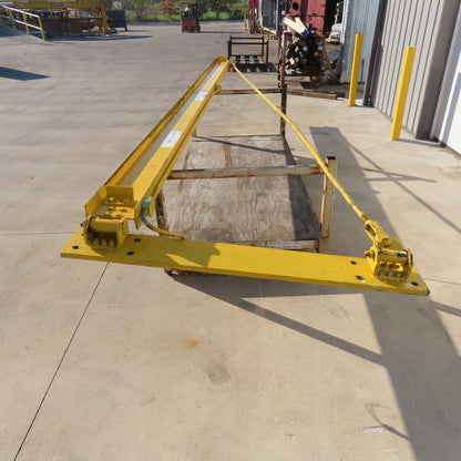 2000Lb (1 Ton) Cap. Wall-Mount Overbraced Tie-Rod Jib Crane 230" Swing