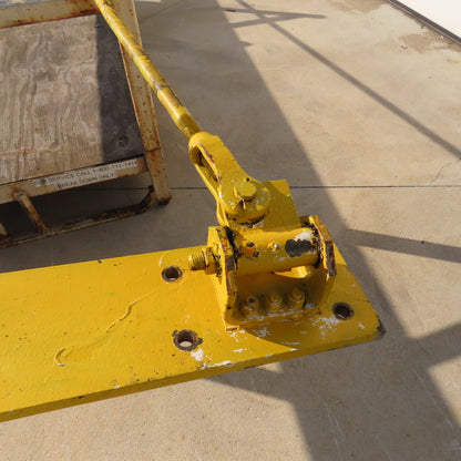 2000Lb (1 Ton) Cap. Wall-Mount Overbraced Tie-Rod Jib Crane 230" Swing