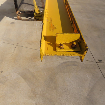 2000Lb (1 Ton) Cap. Wall-Mount Overbraced Tie-Rod Jib Crane 230" Swing