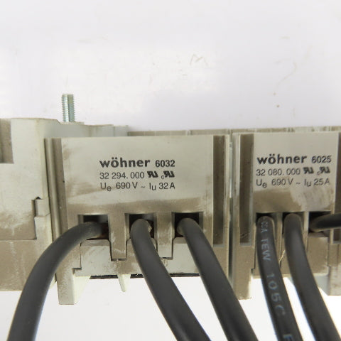 Wohner 6063 6032 6025 6000 System Busbar