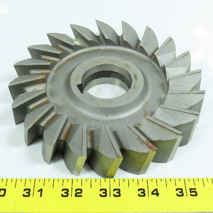 Niagara 5-7/8" x 1" x 1-1/4" Side Milling Cutter Straight 20 Tooth