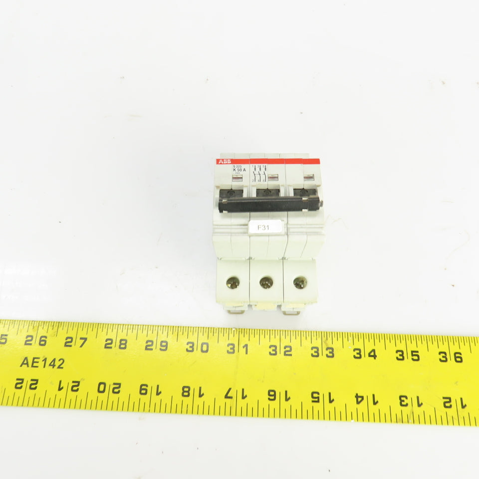 ABB S 223 K 50A Circuit Breaker 690V 3 Pole