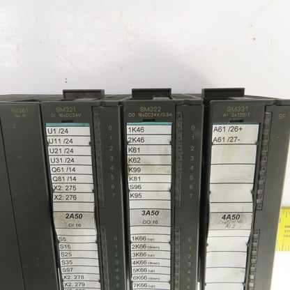 Siemens 6ES7 361-3CA01-0AA0 6ES7 331-7KB02-0AB0 Interface W/Modules
