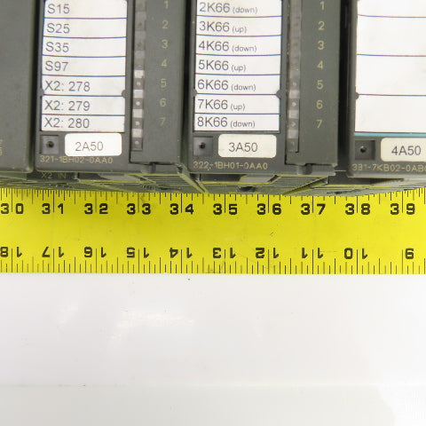 Siemens 6ES7 361-3CA01-0AA0 6ES7 331-7KB02-0AB0 Interface W/Modules