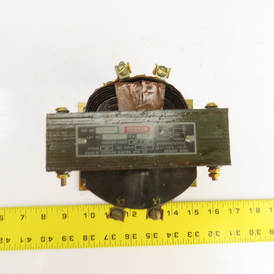 Ongan 53-50 500VA Single Phase Transformer Pri 460/230V Sec 115V