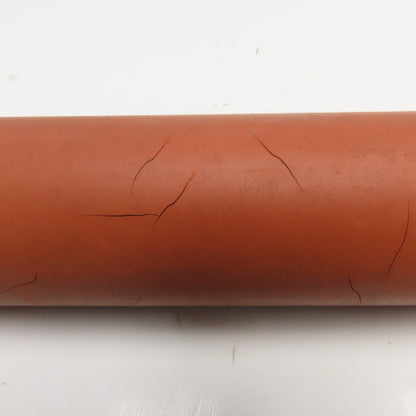 2" OD x 44-3/8" Face Width Smooth Rubber Lagging Gravity Conveyor Roller
