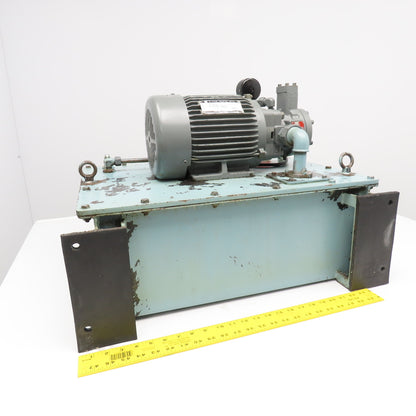 Praise DU-446-3 Hydraulic Power Unit 1.5kW 200/220V 50/60Hz 12 Gallon