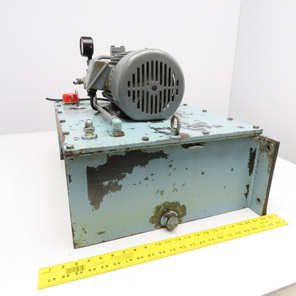 Praise DU-446-3 Hydraulic Power Unit 1.5kW 200/220V 50/60Hz 12 Gallon