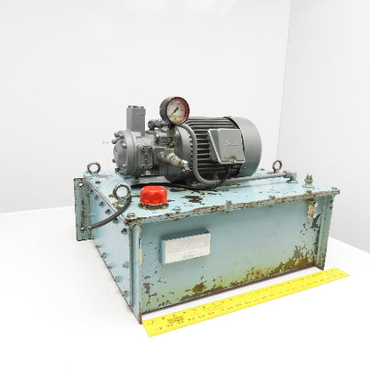 Praise DU-446-3 Hydraulic Power Unit 1.5kW 200/220V 50/60Hz 12 Gallon