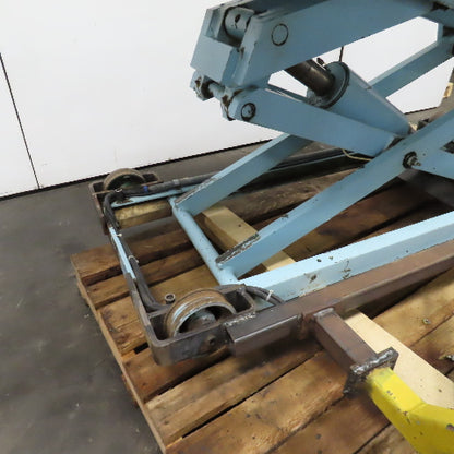 75" x 38"W Electric Lift Table 2000LBS (1 Ton) Cap 460V 3PH 7-1/2 To 68" H