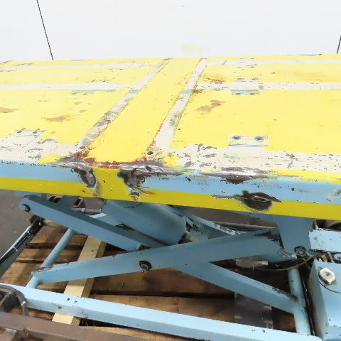 75" x 38"W Electric Lift Table 2000LBS (1 Ton) Cap 460V 3PH 7-1/2 To 68" H