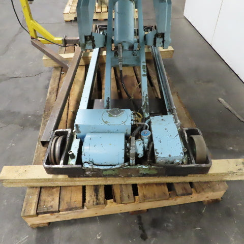 75" x 38"W Electric Lift Table 2000LBS (1 Ton) Cap 460V 3PH 7-1/2 To 68" H