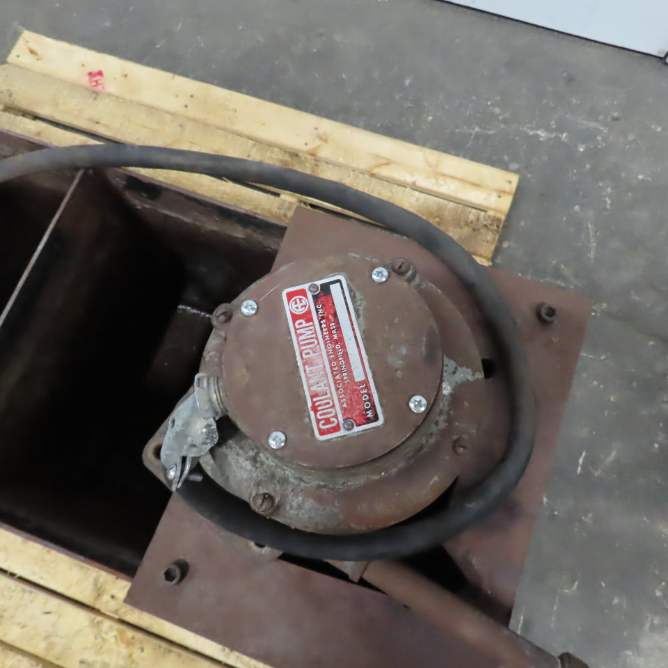 10052 40 Gallon Tool Coolant Recovery Recirculation Tank Pump 1/4HP 220/440V