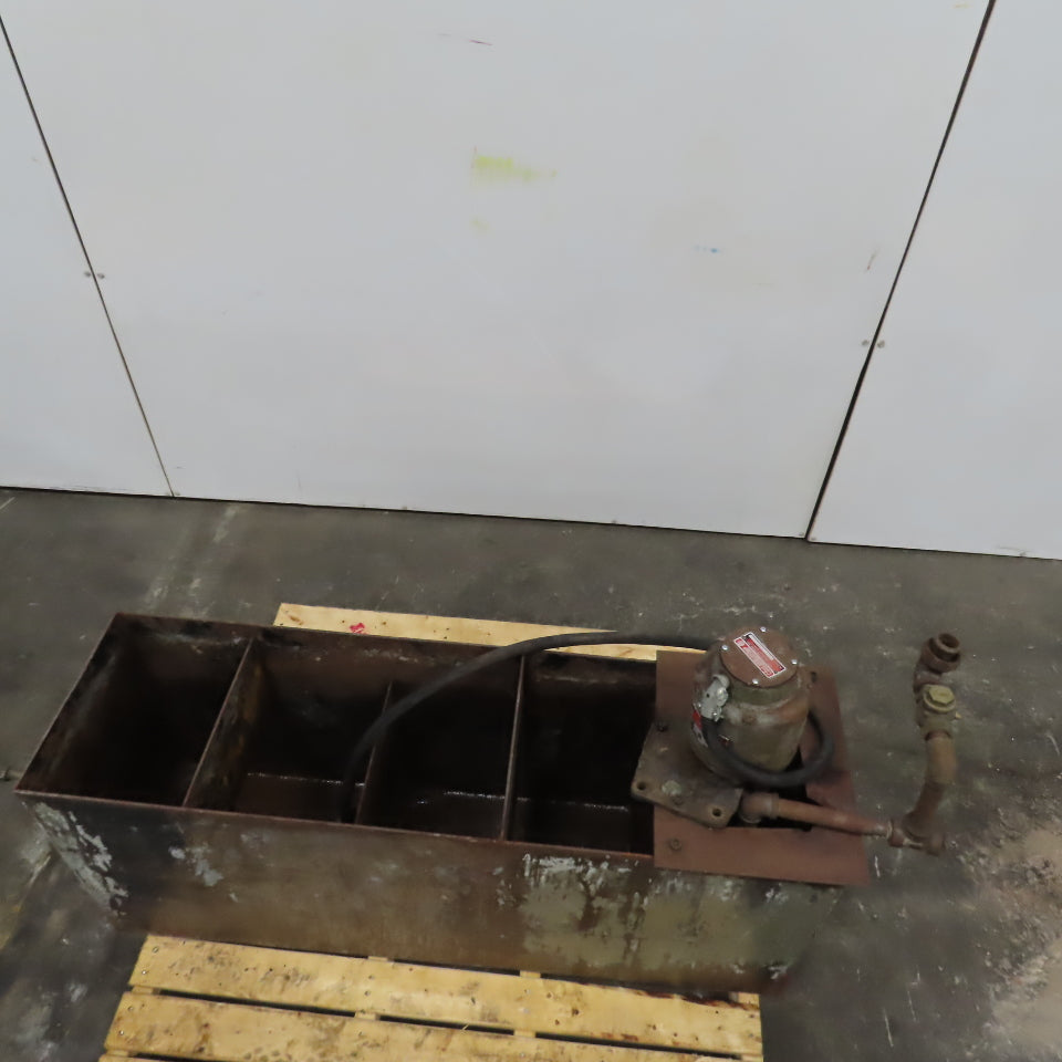 10052 40 Gallon Tool Coolant Recovery Recirculation Tank Pump 1/4HP 220/440V