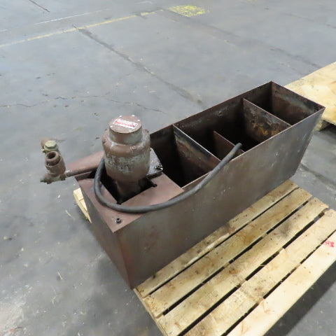 10052 40 Gallon Tool Coolant Recovery Recirculation Tank Pump 1/4HP 220/440V