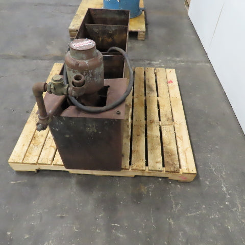 10052 40 Gallon Tool Coolant Recovery Recirculation Tank Pump 1/4HP 220/440V