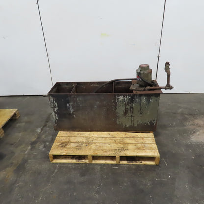 10052 40 Gallon Tool Coolant Recovery Recirculation Tank Pump 1/4HP 220/440V