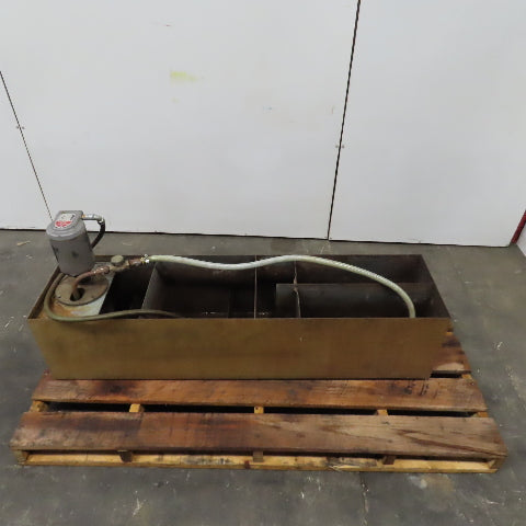 Gusher TL-L 48 Gallon Coolant Recovery Recirculation Tank Pump 1/2HP 230/460V