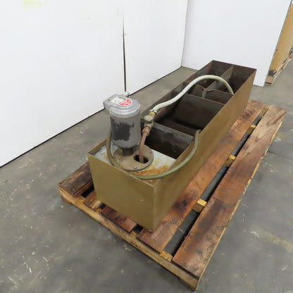 Gusher TL-L 48 Gallon Coolant Recovery Recirculation Tank Pump 1/2HP 230/460V
