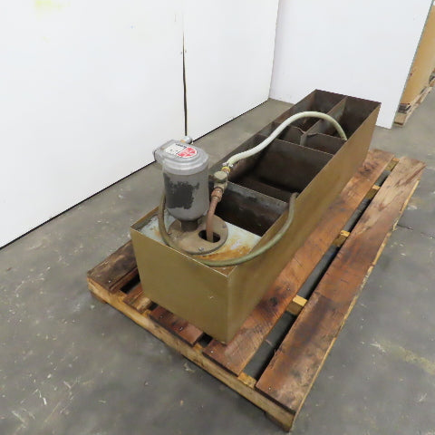 Gusher TL-L 48 Gallon Coolant Recovery Recirculation Tank Pump 1/2HP 230/460V