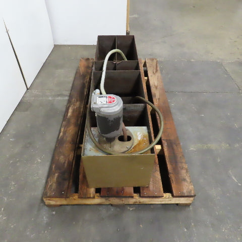 Gusher TL-L 48 Gallon Coolant Recovery Recirculation Tank Pump 1/2HP 230/460V