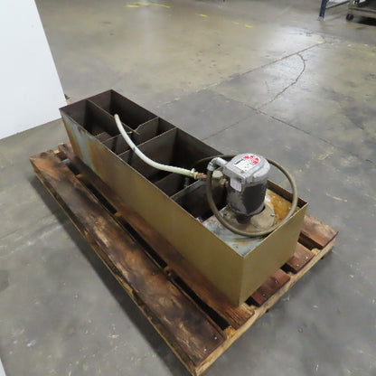 Gusher TL-L 48 Gallon Coolant Recovery Recirculation Tank Pump 1/2HP 230/460V