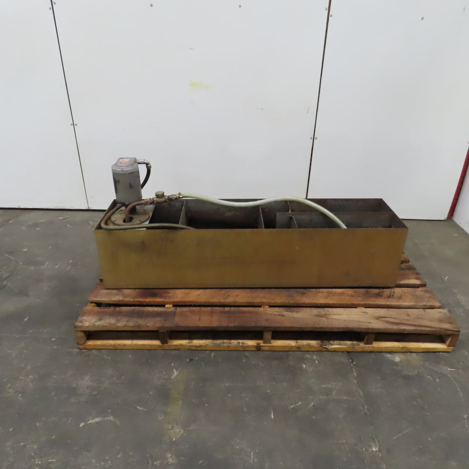 Gusher TL-L 48 Gallon Coolant Recovery Recirculation Tank Pump 1/2HP 230/460V