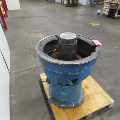 Sweco FM--3-HA Vibratory Wet Finisher Polisher Tumbler 208-230/480V 3PH 28" ID