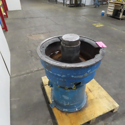 Sweco FM--3-HA Vibratory Wet Finisher Polisher Tumbler 208-230/480V 3PH 28" ID